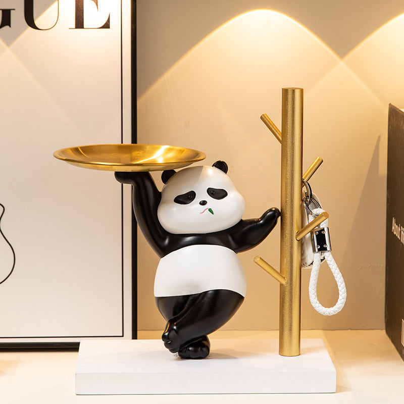 Pandas Jewelry Panda key storage pendant living room decoration