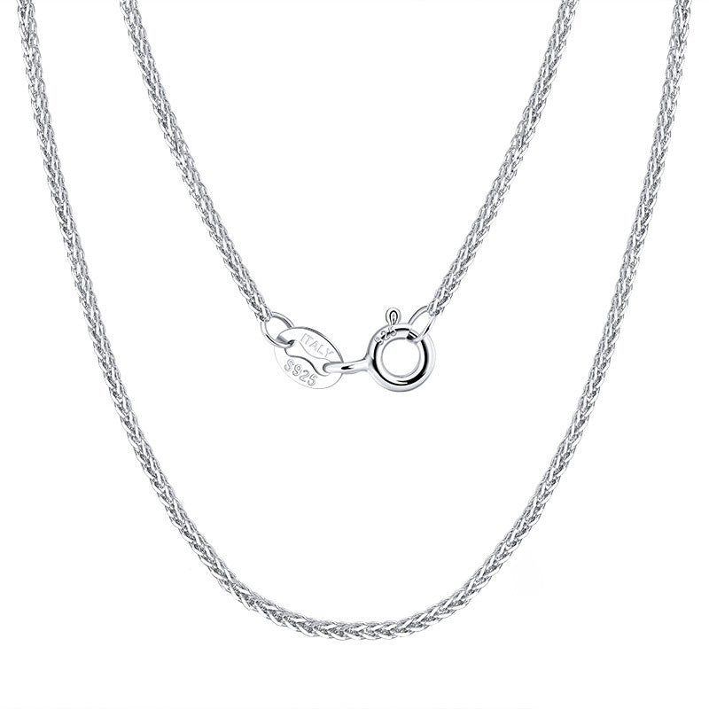 Pandas Jewelry Parrisian Wheat Chain s925 silver necklace