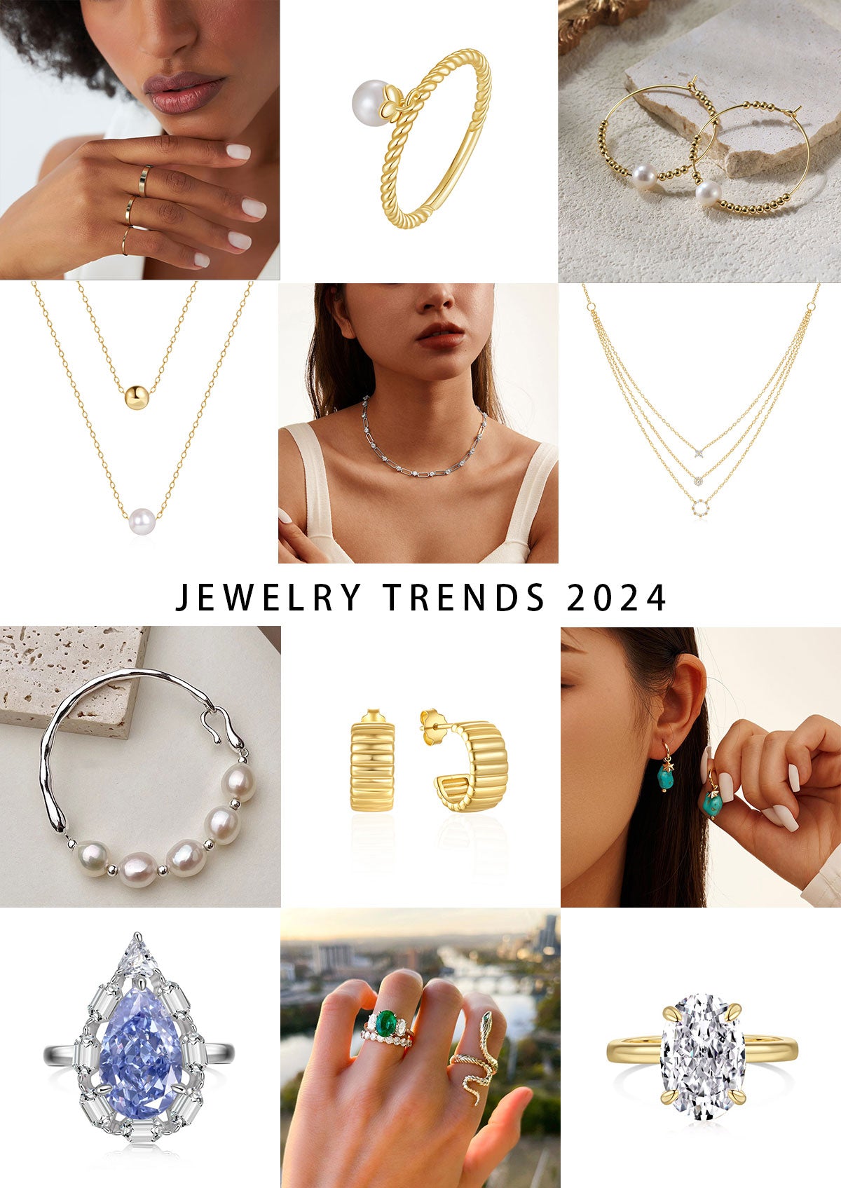 Discover the hottest jewelry trends for 2024